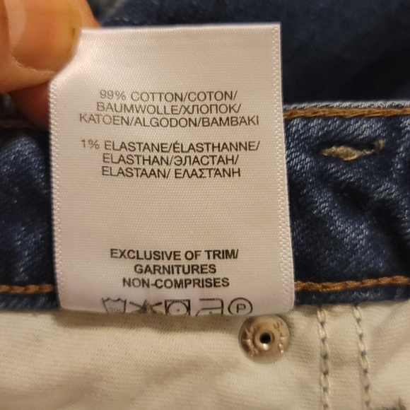 Silver cropped wide leg, high waist jeans size 31 - Picture 10 of 10